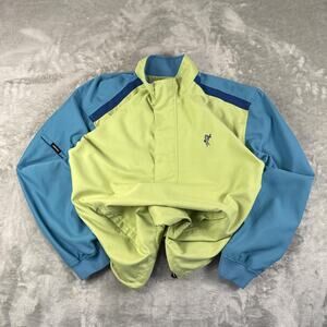 Vintage 2000s Ashworth nano-Tex golf two toned golf guy embroidered size Large